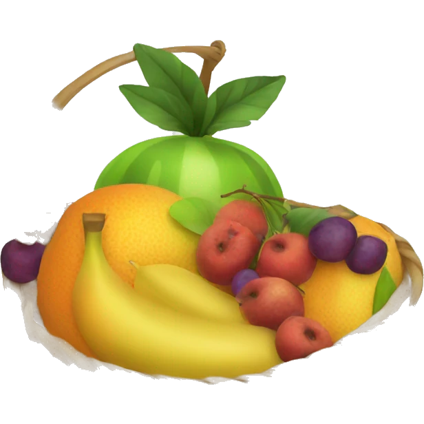 Fruit basket  emoji