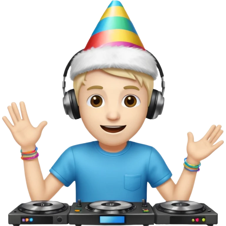 DJs playing Music emoji