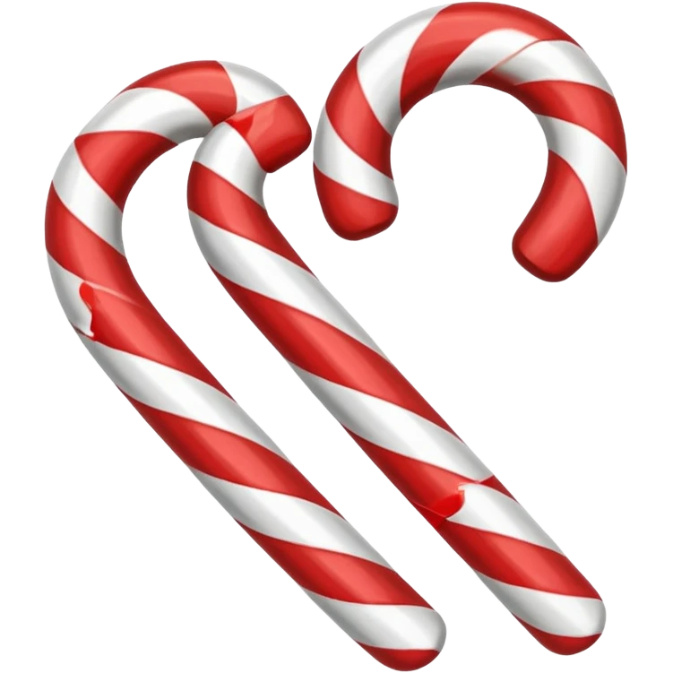 Christmas candy cane emoji