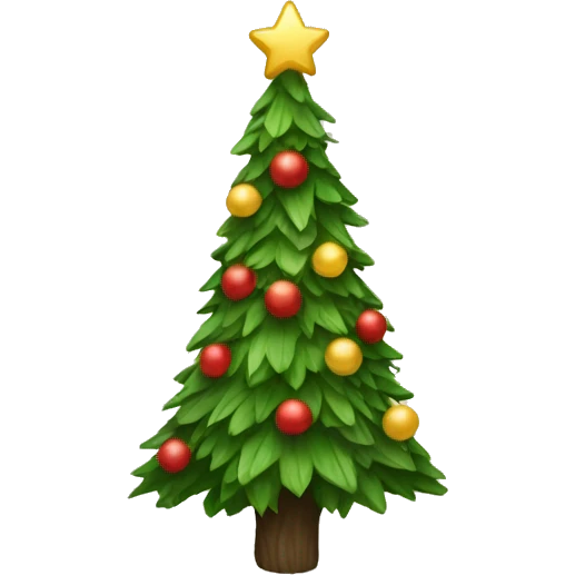 Yule tree emoji