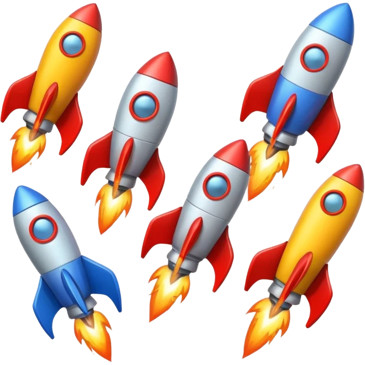 rocket-powered animals emoji