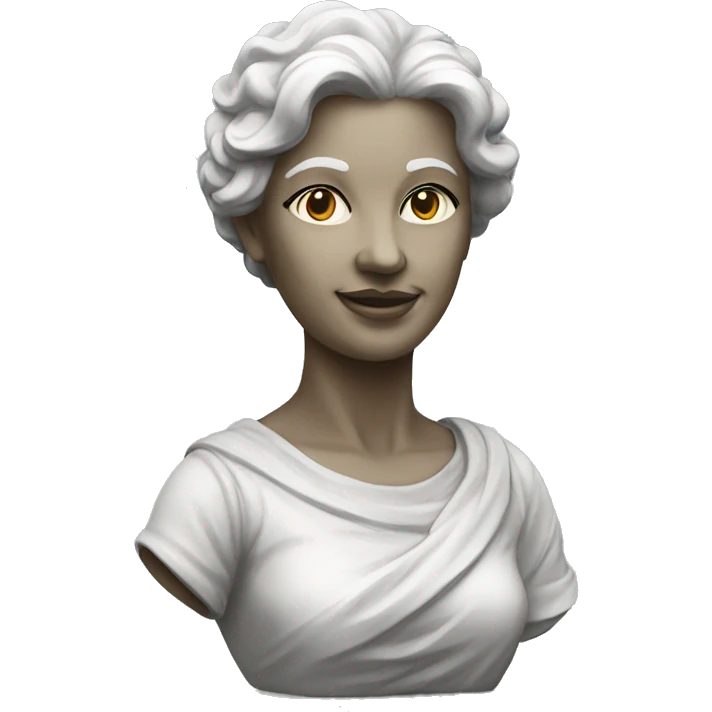 Lady statue emoji