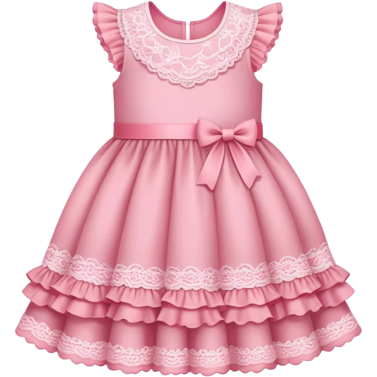 Baby dress pink emoji