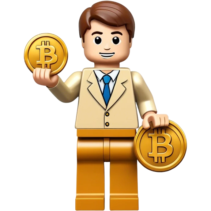 lego homme bitcoin emoji