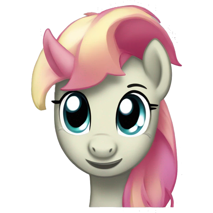 my little pony shaking its head yes emoji