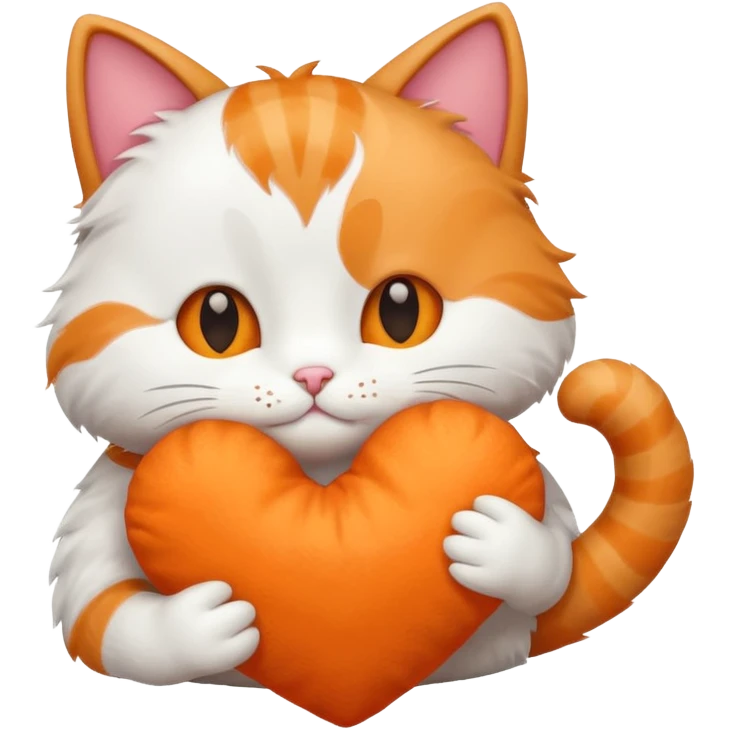 cat with a hug emoji
