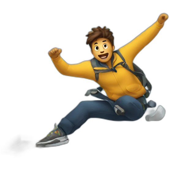 jump over gap emoji