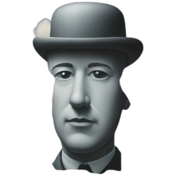 Magritte pietre in cielo emoji