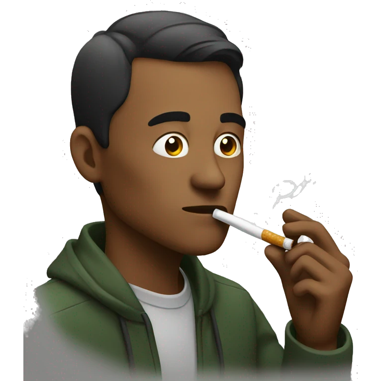 Man smoking  emoji