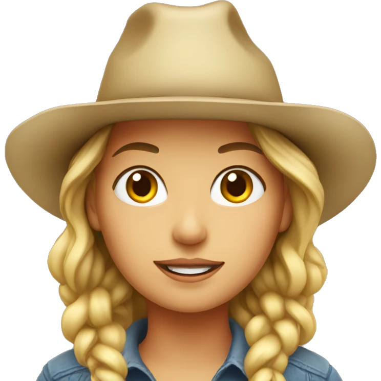 Country girl emoji