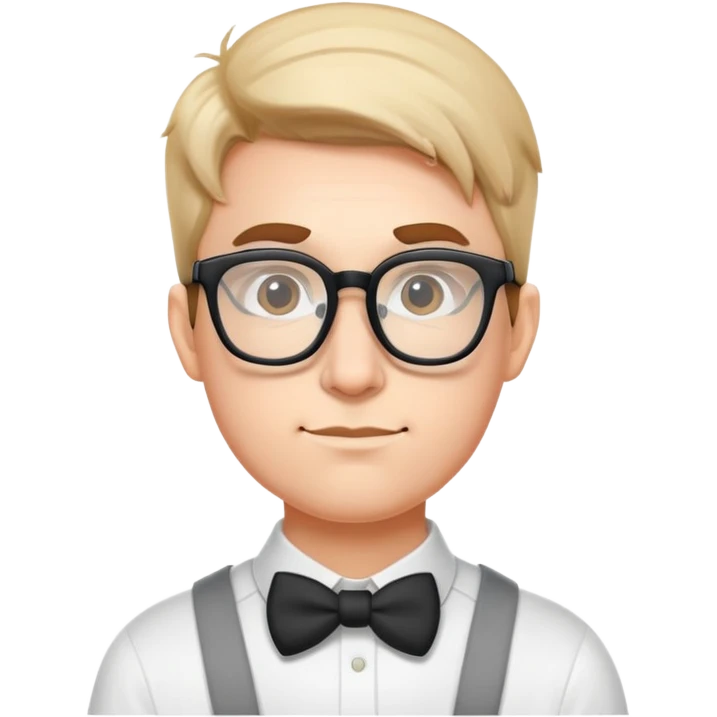nerd whit huge glases emoji