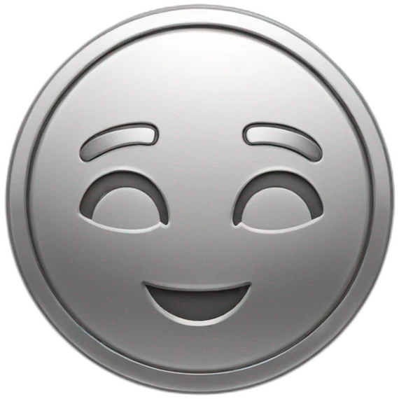 Shiny coin emoji
