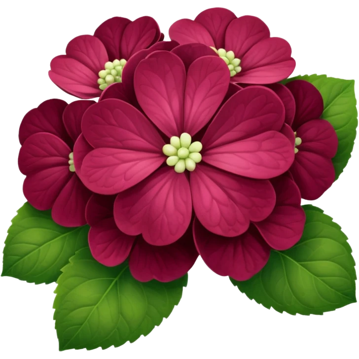 Hortensia bordeaux  emoji
