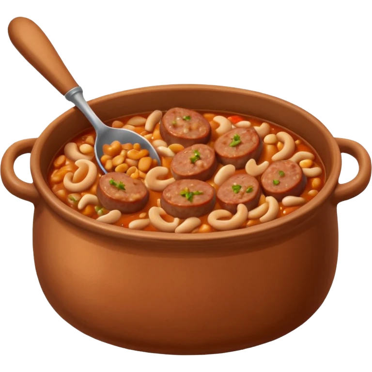 cassoulet avec saucisse emoji