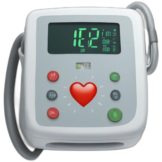 blood pressure monitor emoji