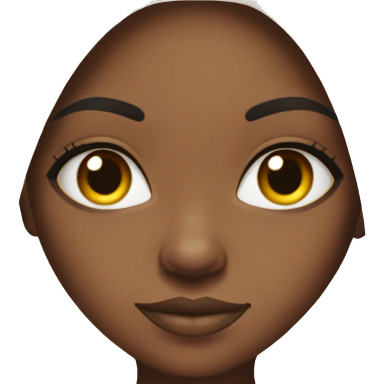 black lightskin woman with long eyelashes emoji