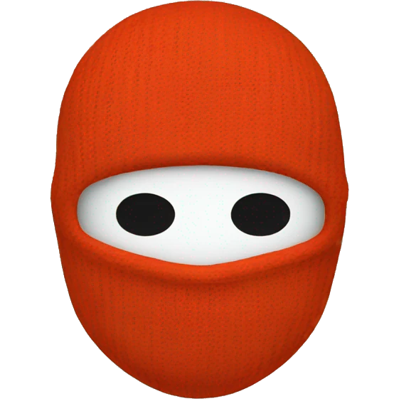 Ski mask emoji