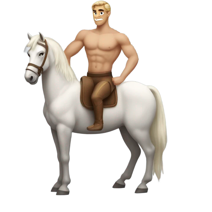 Half horse half man emoji