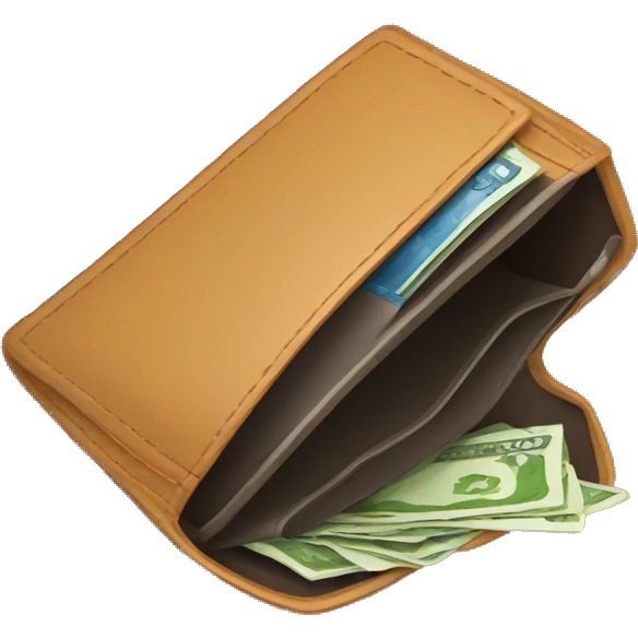 Empty wallet icon emoji