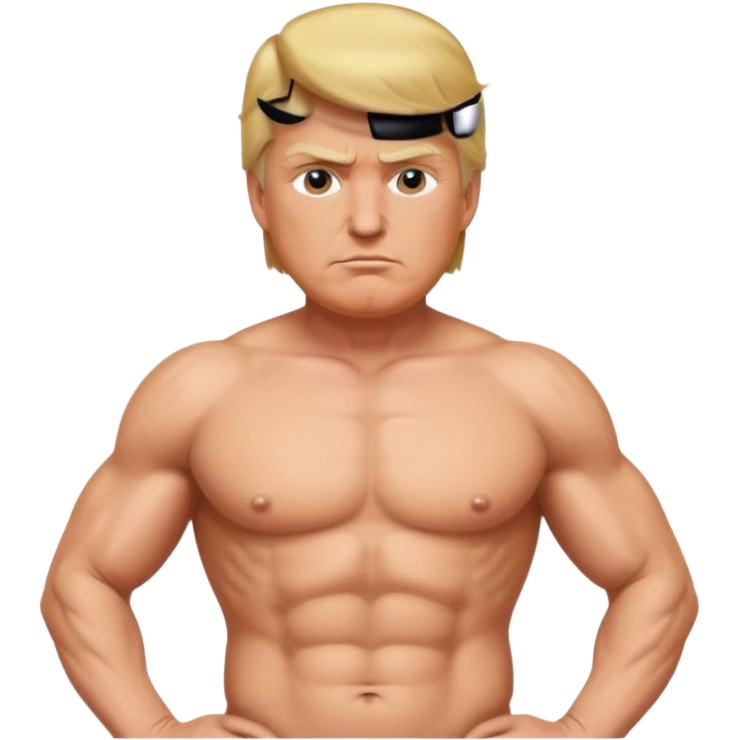 ترامپ لخت emoji