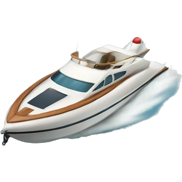 Speed boat emoji