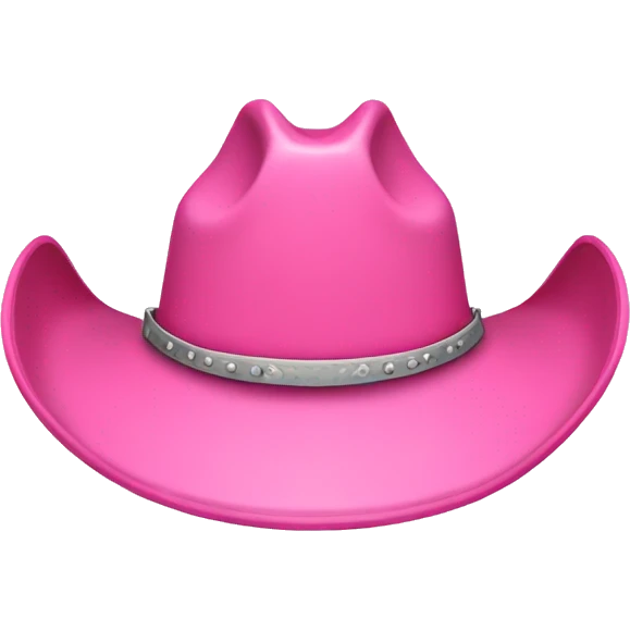 Plain pink cowboy hat emoji
