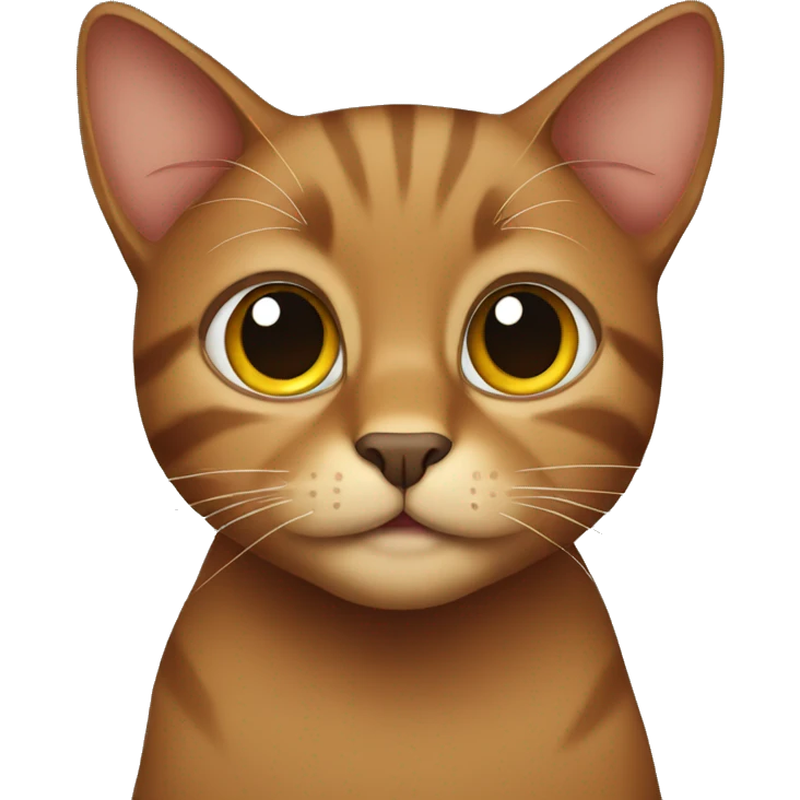 brown cat emoji