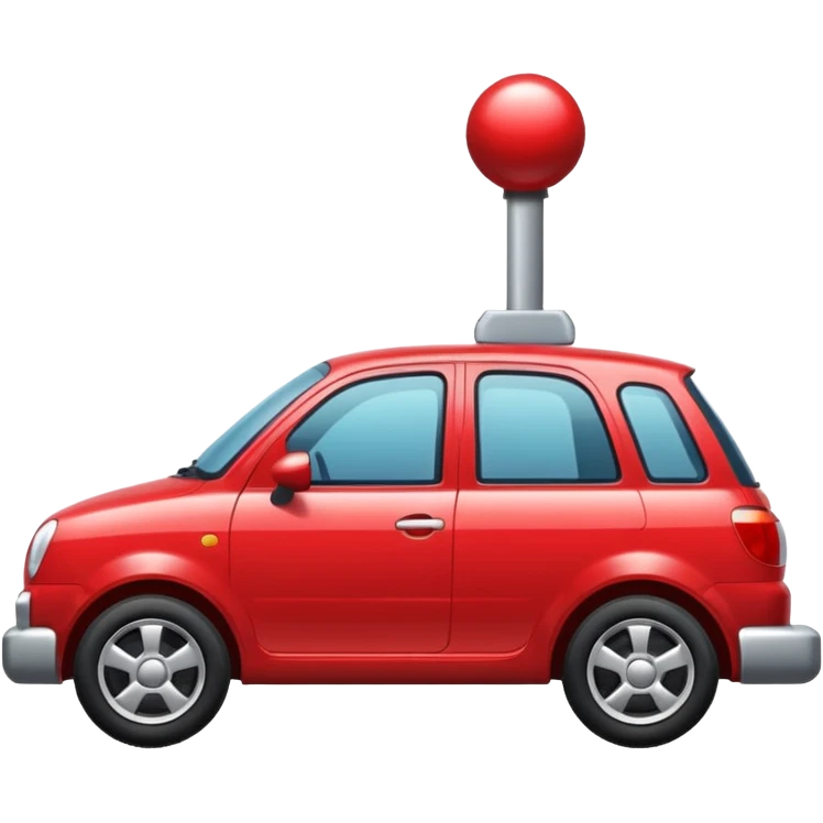 car with towbar emoji