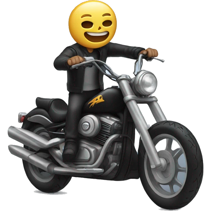Death riding a motorcycle  emoji