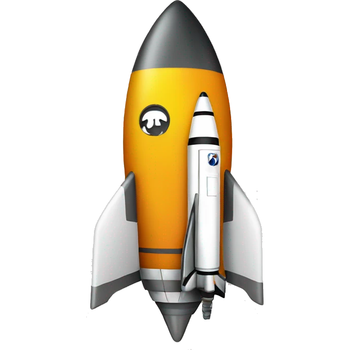 A cool rocket emoji emoji