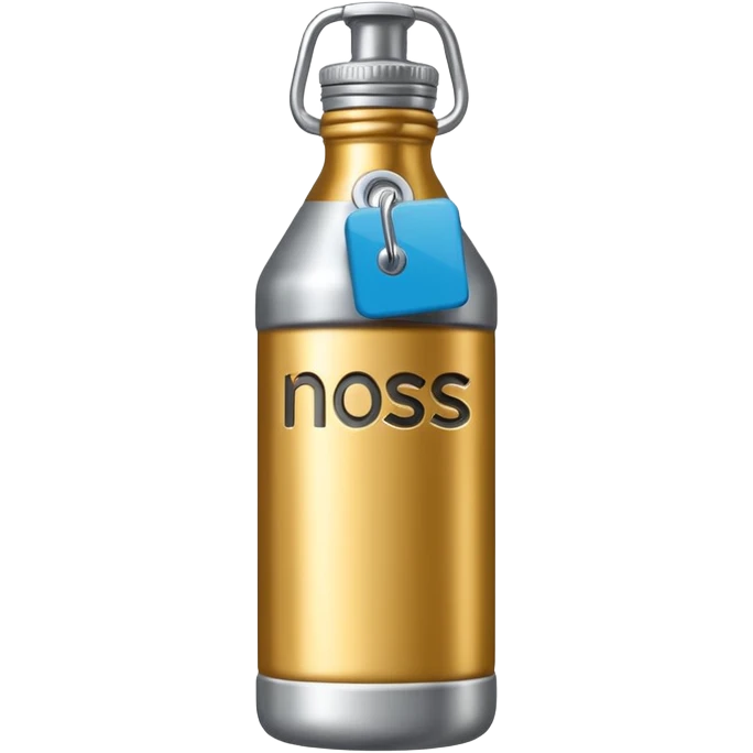 bombona de nitro con un cartelito que ponga NOS emoji