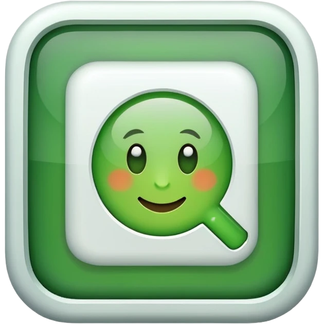 a checkmark with a square emoji