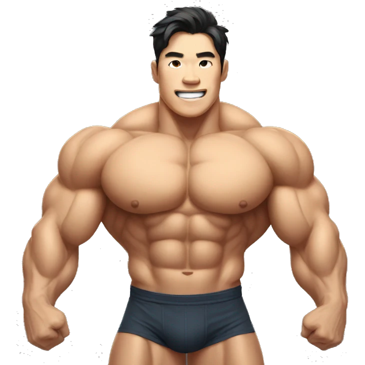Bodybuilder korean emoji