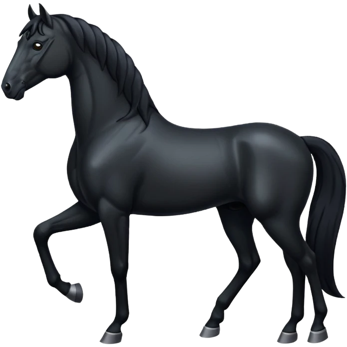 Black horse 🐎 emoji