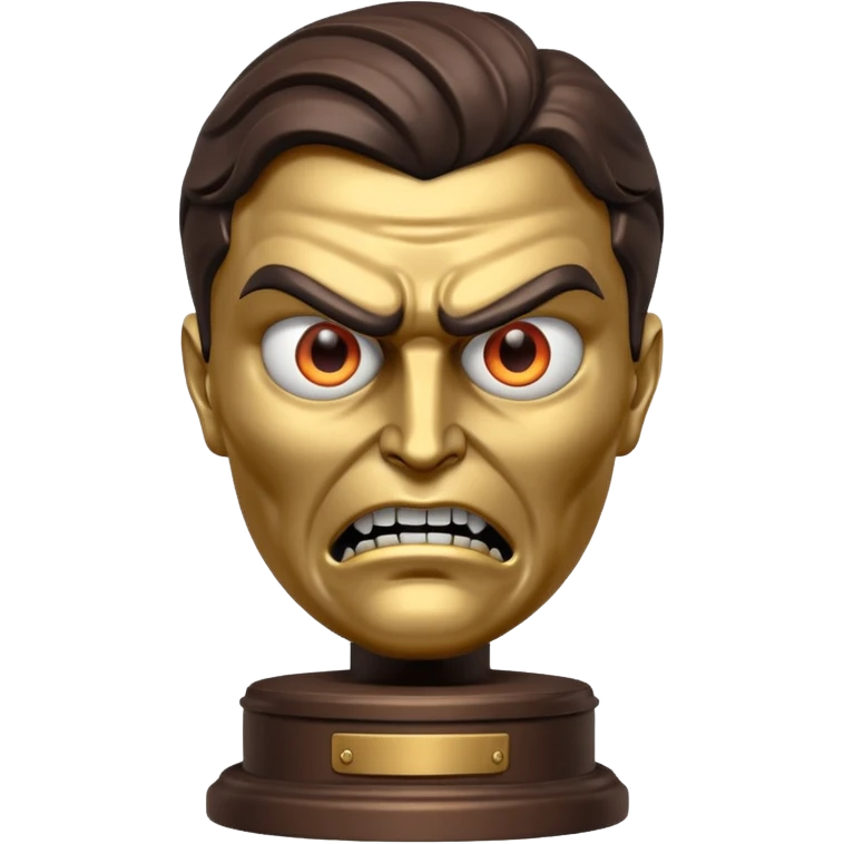 Evil Oscar full length statute   emoji