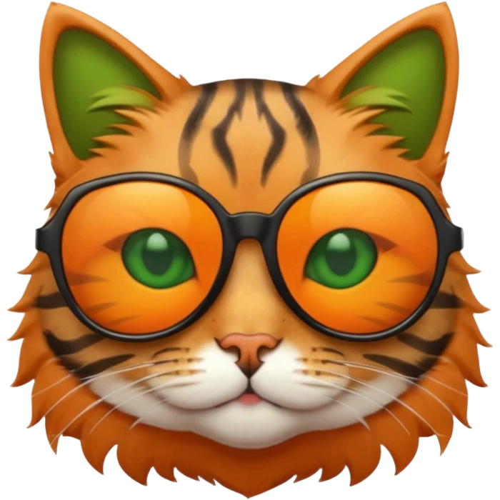 Cat wearing sunglasses emoji
