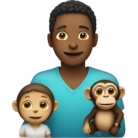 peopl and a monkey emoji
