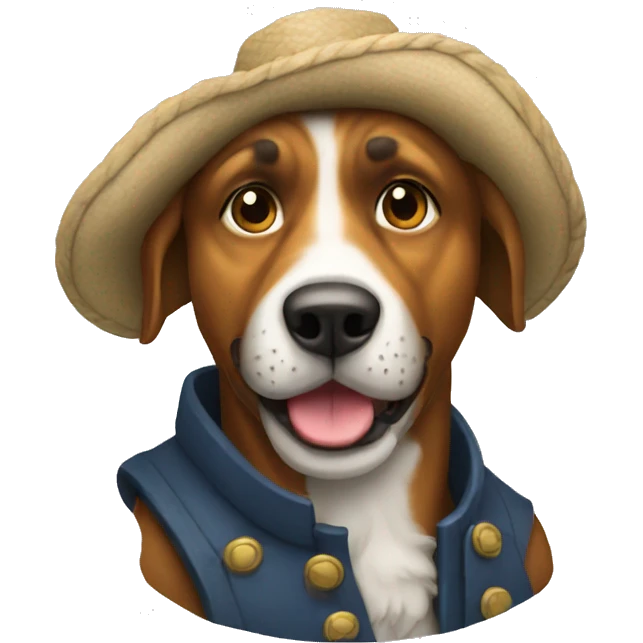 Salty dog emoji