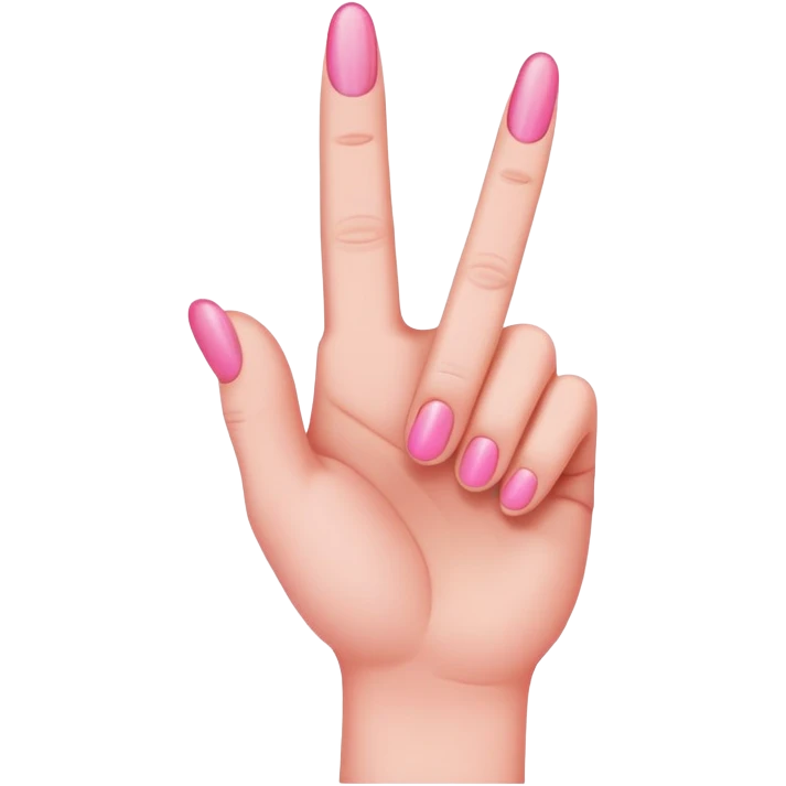 pink middle finger emoji