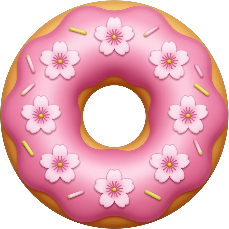 Sakura donut emoji