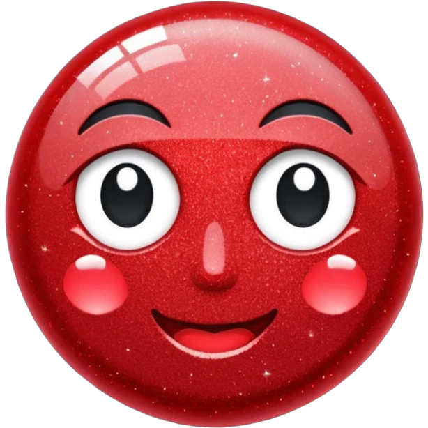 red glitter tool emoji