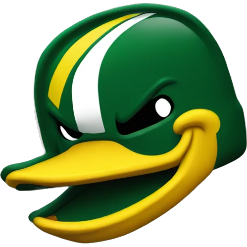Oregon ducks logo emoji