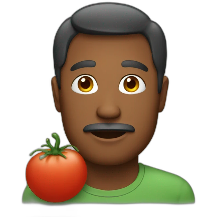 man tomato emoji