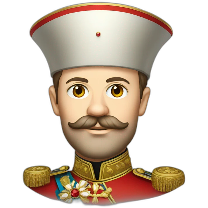 Tsar Nicholas II of Russian Empire emoji