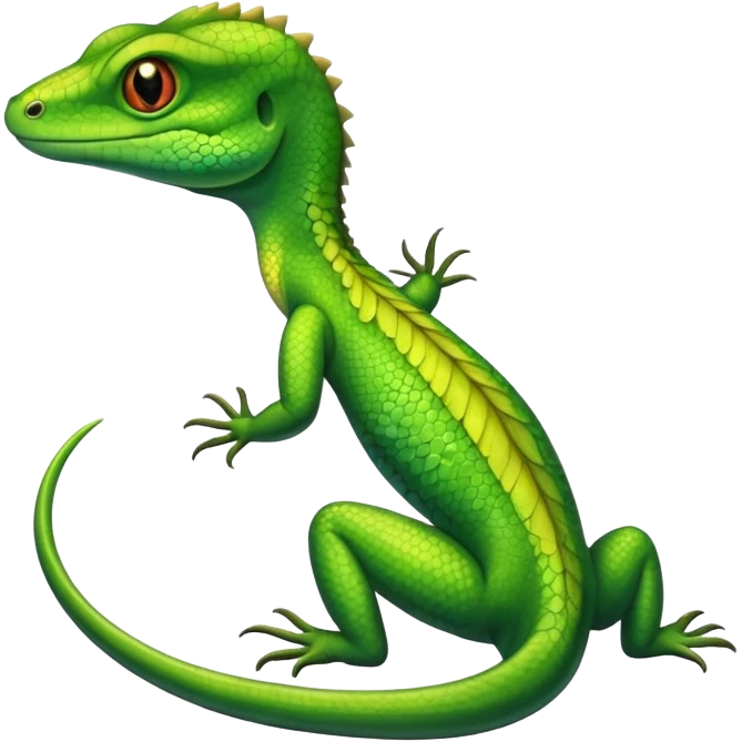 naked lizard emoji