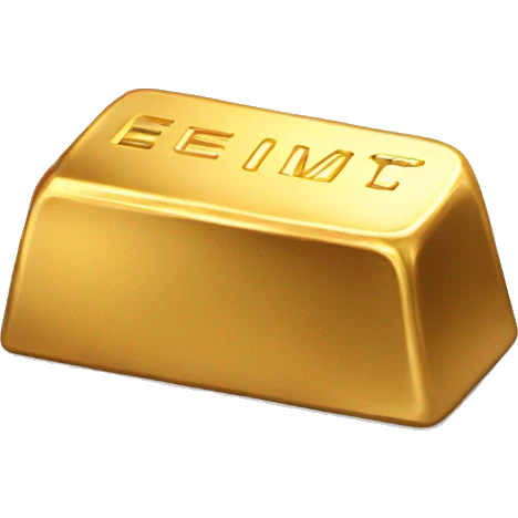 Gold bar emoji