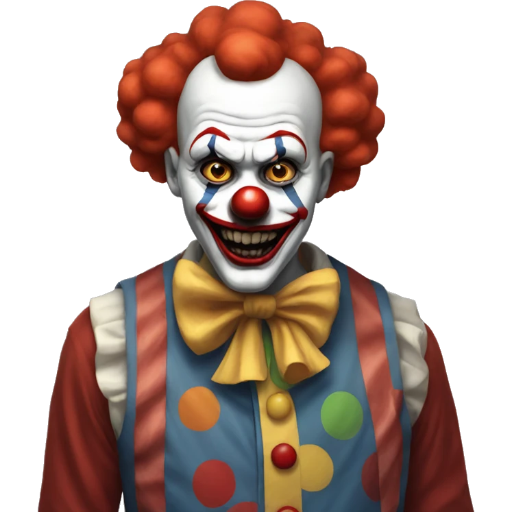 art of clown horror emoji