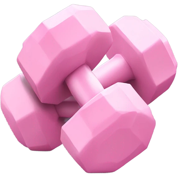 soft pink dumbell emoji