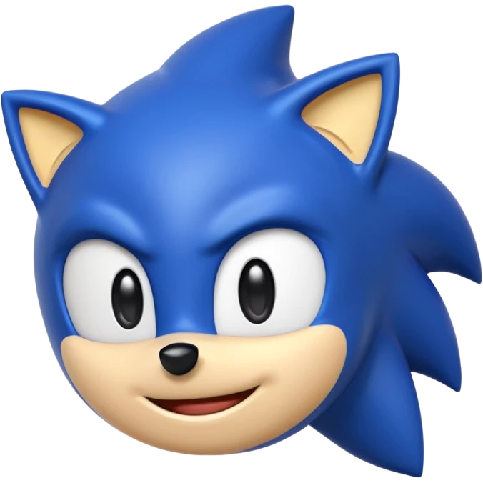 Crie um emoji iPhone do Sonic com expressão de raiva e felicidade entre outros emoji