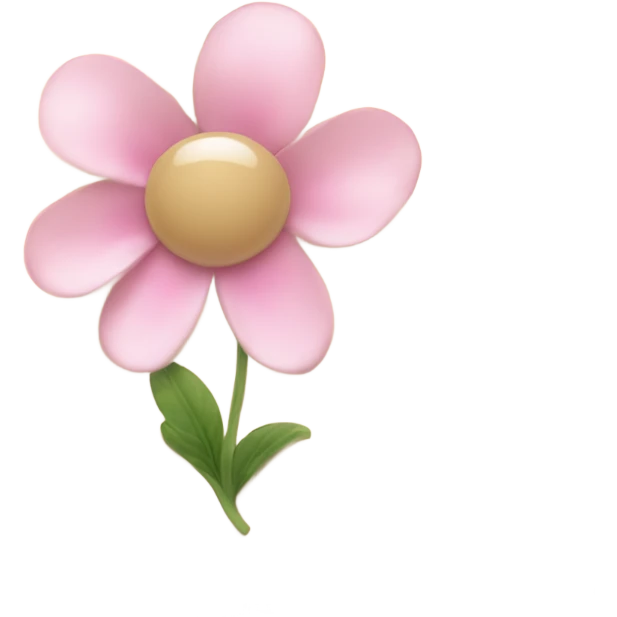 Beige Open book with light pink flower inside emoji